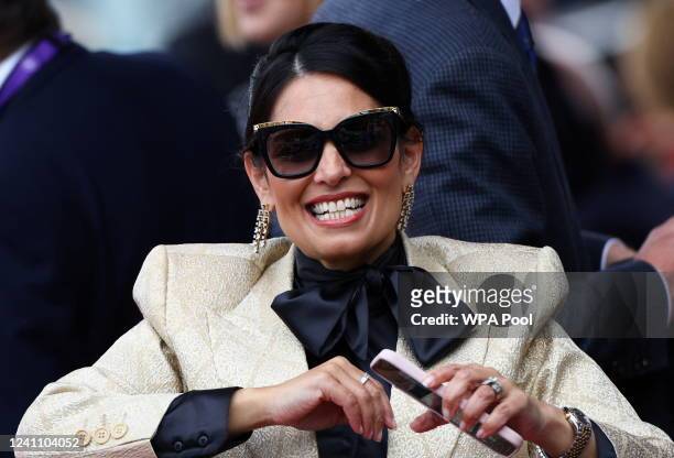 Home Secretary, Priti Patel attends the Platinum Party At The Palace at Buckingham Palace on June 4, 2022 in London, England. The Platinum Jubilee of...