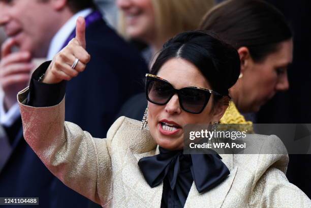 Home Secretary, Priti Patel attends the Platinum Party At The Palace at Buckingham Palace on June 4, 2022 in London, England. The Platinum Jubilee of...