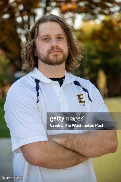 Johnson City,TN.-NOVEMBER 9: . Drew Robinette is a student at East Tennessee State University and was a student of Matt Hawn at Sullivan Central High...