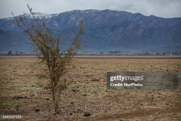 The former Aculeo Lagoon, located in the commune of Paine in the metropolitan region of Santiago de Chile on June 4, 2022. From the year 2017 to...