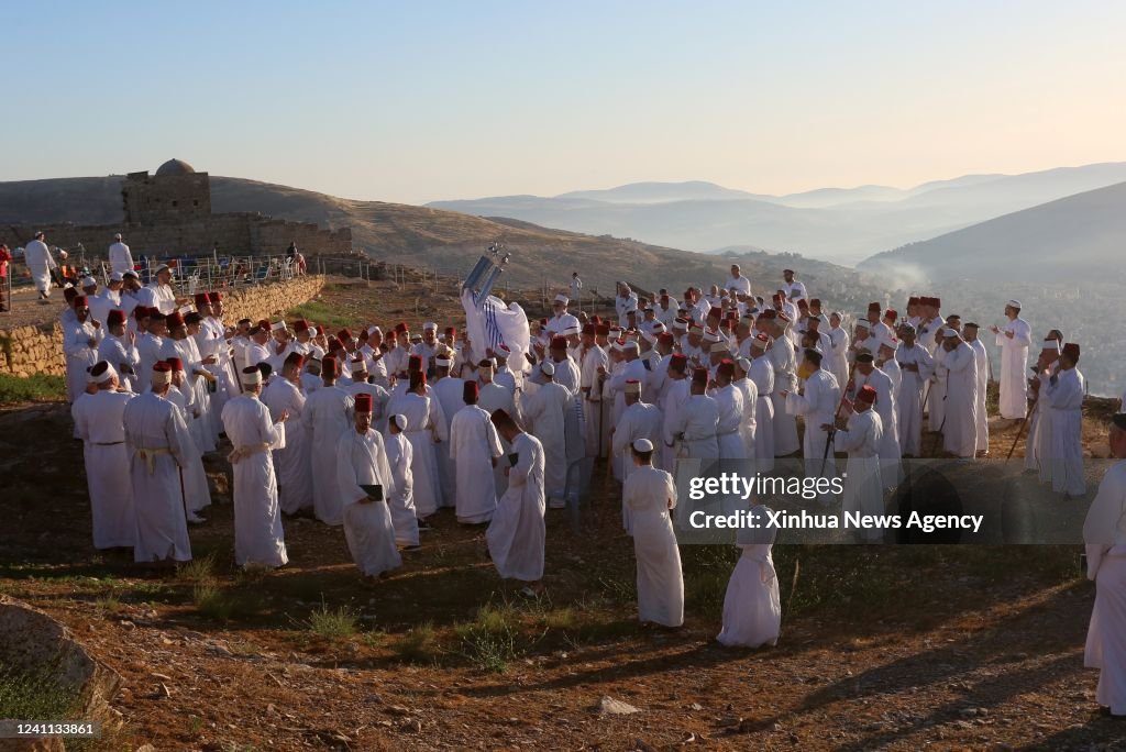 MIDEAST-NABLUS-SHAVUOT FESTIVAL