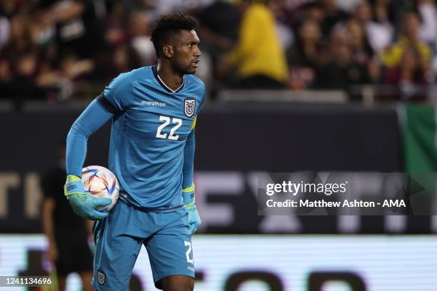 Alexander Dominguez of Ecuador during an International Friendly game between Mexico and Ecuador at Soldier Field on June 5, 2022 in Chicago, Illinois.