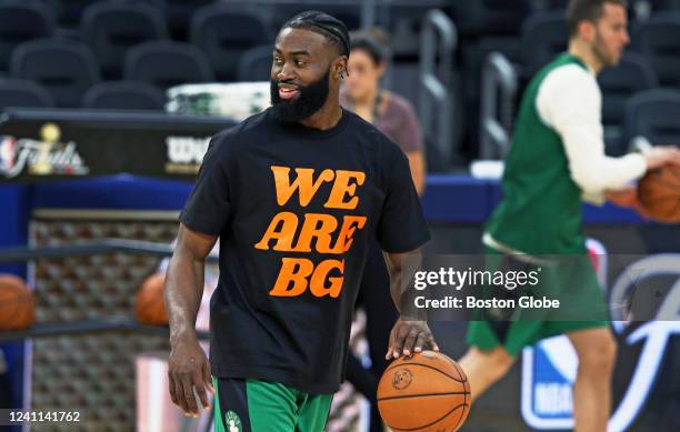 Celtics Wear 'WE ARE BG' Shirts to Show Support for Brittney