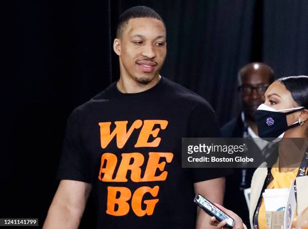 Celtics Wear 'WE ARE BG' Shirts to Show Support for Brittney