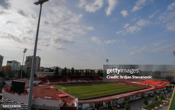 General overview of the stadium Karadjordje prior to the UEFA Nations League League C Group 3 match between Belarus and Azerbaijan at Stadion...