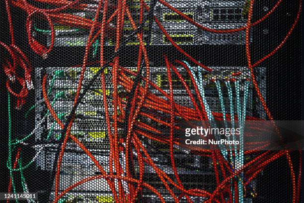 Server room at the Cisco Systems Poland headquarters in Krakow, Poland on June 6, 2022. Cisco Systems Poland is a leading manufacturer of...