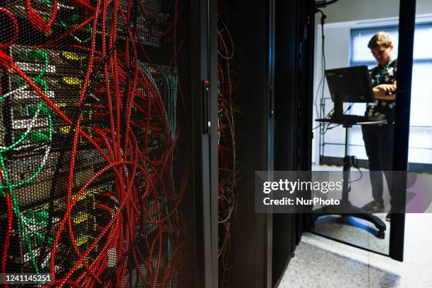 Server room at the Cisco Systems Poland headquarters in Krakow, Poland on June 6, 2022. Cisco Systems Poland is a leading manufacturer of...