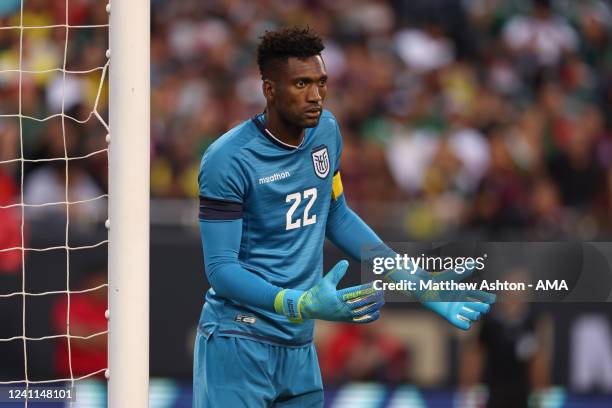 Alexander Dominguez of Ecuador during an International Friendly game between Mexico and Ecuador at Soldier Field on June 5, 2022 in Chicago, Illinois.