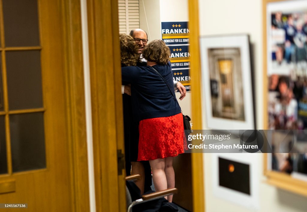 Iowa Democratic Senate Candidate Mike Franken Holds Primary Election Night Party