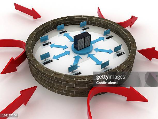 Firewall Image Firewall Network Diagram Photos and Premium High Res Pictures - Getty ...