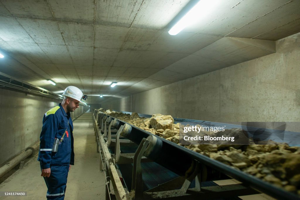 Inside Viru Keemia Grupp AS Oil Shale Mine And Processing Plant