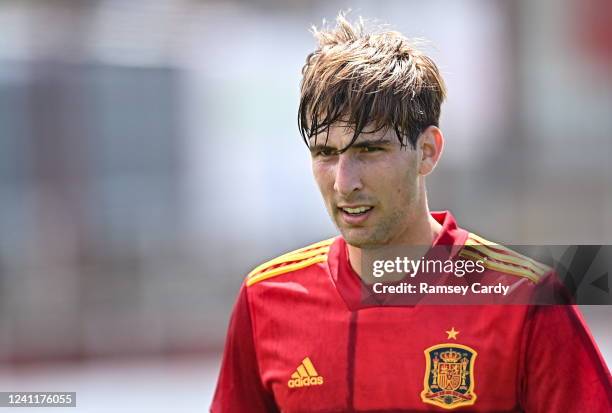 Antrim , United Kingdom - 3 June 2022; Juan Miranda of Spain during the UEFA European U21 Championship Qualifier match between Northern Ireland and...