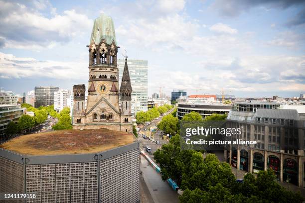 Kaiser Wilhelm Memorial Church is seen before a memorial service. A car crashed into a group of people near the Memorial Church in Berlin, killing...