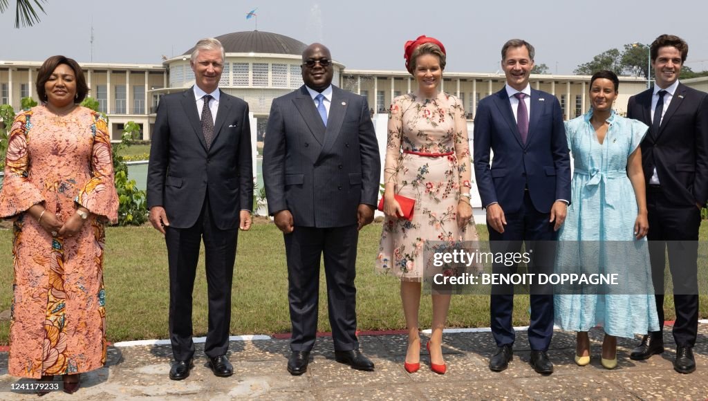 DRC CONGO BELGIUM ROYALS WEDNESDAY