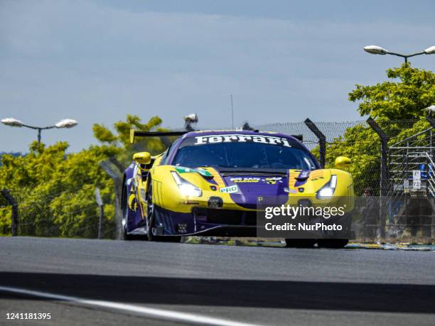 74Stati Uniti Riley MotorsportsFerrari 488 GTE EvoMRegno Unito Sam BirdBrasile Felipe FragaNuova Zelanda Shane van Gisbergen Le Mans, France - FIA...