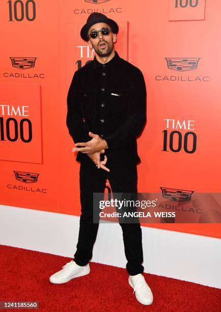 French photographer and street artist JR arrives for TIME 100 Gala at Lincoln Center in New York, June 8, 2022.