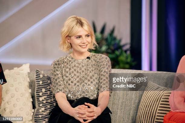 Episode 1158 -- Pictured: Lucy Boynton --