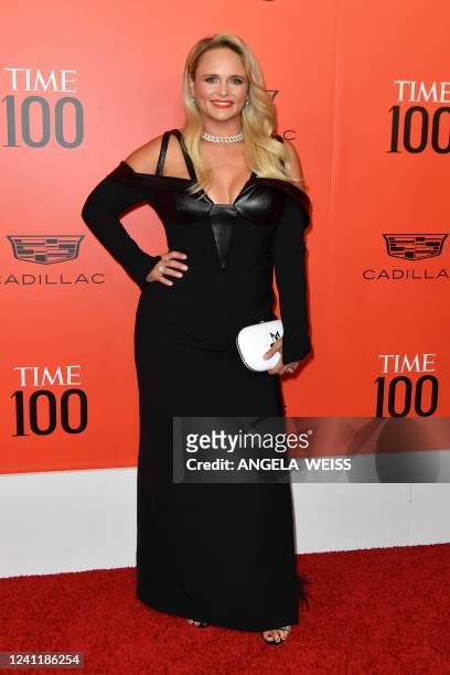 Singer-songwriter Miranda Lambert arrives for TIME 100 Gala at Lincoln Center in New York, June 8, 2022.