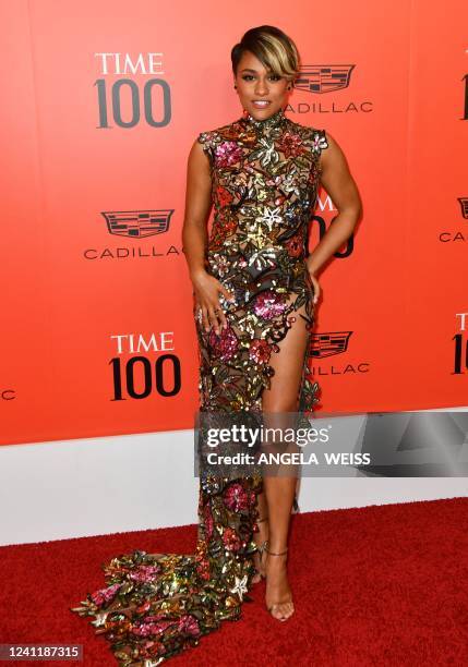 Actress Ariana DeBose arrives for TIME 100 Gala at Lincoln Center in New York, June 8, 2022.