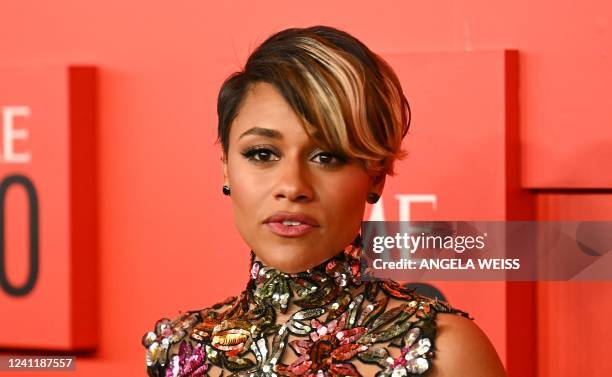 Actress Ariana DeBose arrives for TIME 100 Gala at Lincoln Center in New York, June 8, 2022.