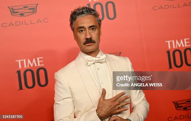 New Zealand director and actor Taika Waititi arrives for TIME 100 Gala at Lincoln Center in New York, June 8, 2022.