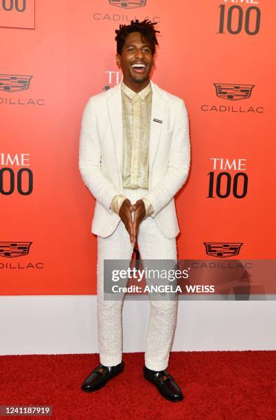 Jon US musician Jon Batiste arrives for TIME 100 Gala at Lincoln Center in New York, June 8, 2022.