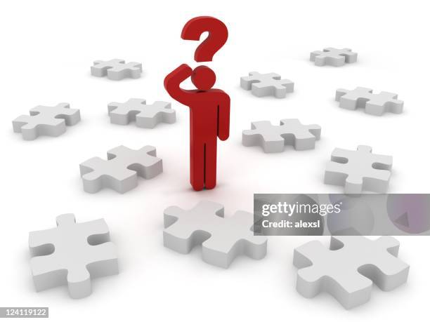 Question Mark Puzzle Piece Photos and Premium High Res Pictures - Getty ...
