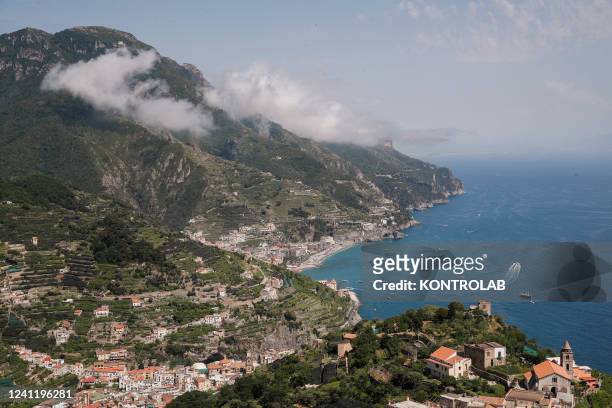 View of Amalfi Coast, southern Italy.