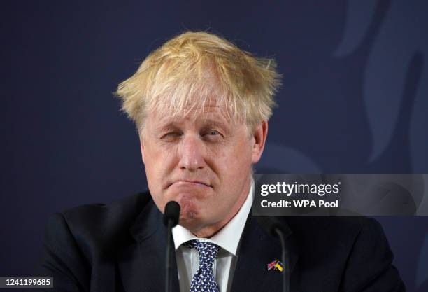 Prime Minister Boris Johnson during his speech at Blackpool and The Fylde College in Blackpool, Lancashire where he announced new measures to...