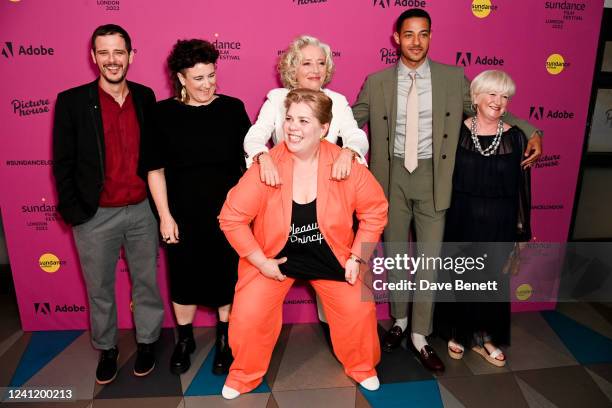 Guest, guest, Katy Brand, Dame Emma Thompson, Daryl McCormack and guest attend the UK Premiere of "Good Luck To You, Leo Grande" during the Sundance...