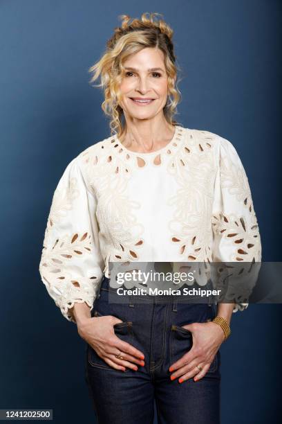 Kyra Sedgwick poses for a portrait at the Jury Welcome Lunch Portraits - 2022 Tribeca Film Festival at City Winery on June 08, 2022 in New York City.