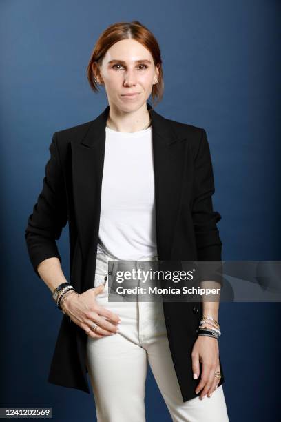 Zosia Mamet poses for a portrait at the Jury Welcome Lunch Portraits - 2022 Tribeca Film Festival at City Winery on June 08, 2022 in New York City.