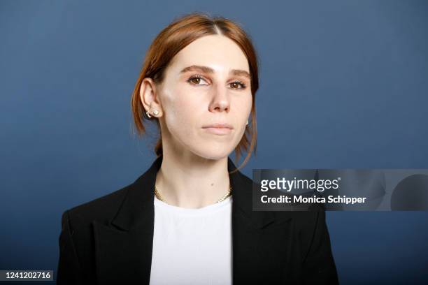 Zosia Mamet poses for a portrait at the Jury Welcome Lunch Portraits - 2022 Tribeca Film Festival at City Winery on June 08, 2022 in New York City.