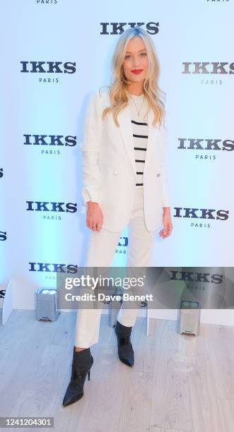 Laura Whitmore attends the opening of the IKKS Paris Flagship Store on Carnaby Street on June 9, 2022 in London, England.