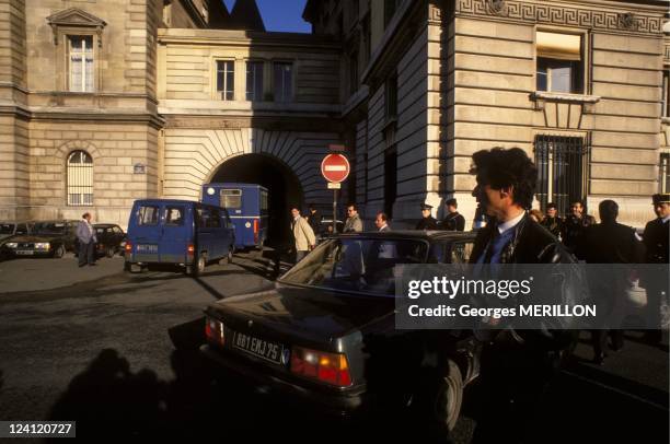 Trial of members of the French group Action Direct In Paris, France On January 11, 1988 - In March 1987 two women, Nathalie Menigon and Joelle...