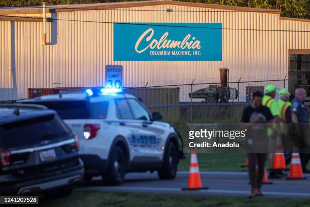 Three people were killed and multiple wounded, including a police officer, during a âmass shootingâ at a factory in Maryland on June 9 in Smithsburg...