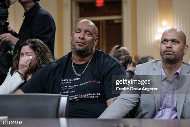 Sandra Garza, the long-time partner of fallen Capitol Police Officer Brian Sicknick, U.S. Capitol Police Officer Pfc. Harry Dunn, and U.S. Capitol...