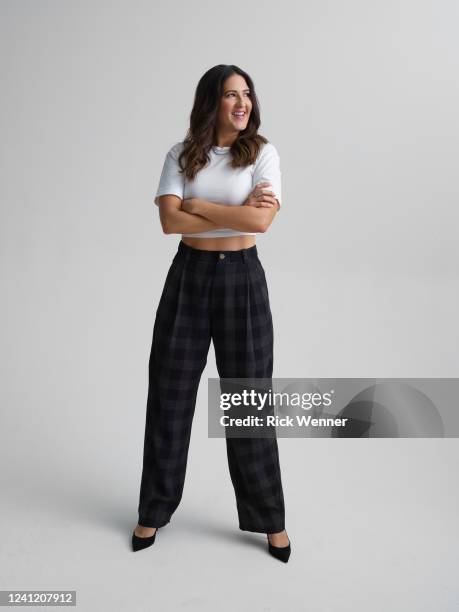 Arcy Carden from the film 'Wes Schlagenhauf Is Dying' poses for a portrait during the 2022 Tribeca Film Festival at Spring Studio on June 09, 2022 in...