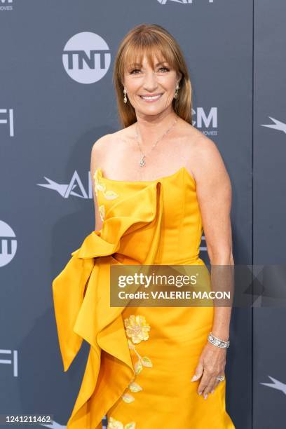 British-US actress Jane Seymour attends the 48th AFI Life Achievement Award during a Gala Tribute at the Dolby theatre in Hollywood, California, June...