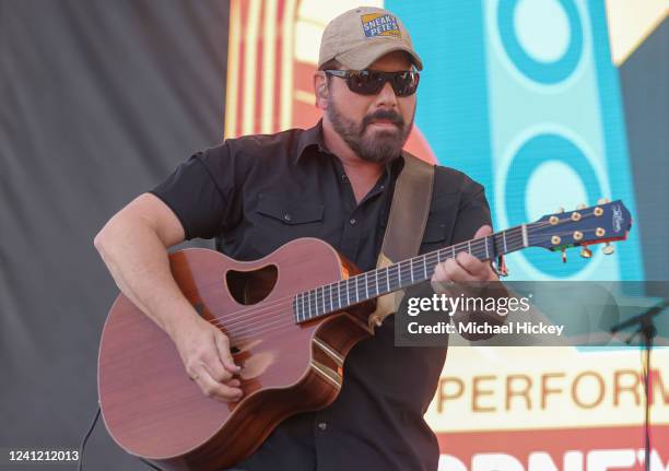 Rodney Atkins of Rod + Rose performs during Day 1 of CMA Fest 2022 at Dr Pepper Amp Stage at Ascend Park on June 9, 2022 in Nashville, Tennessee.