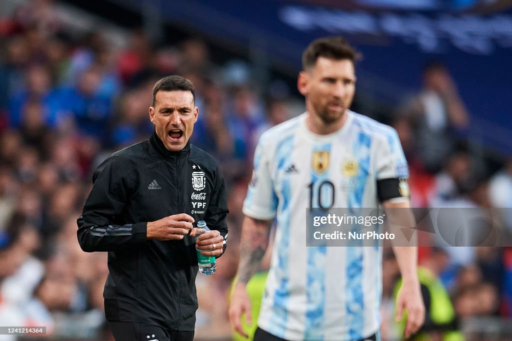 Italy v Argentina - Finalissima 2022