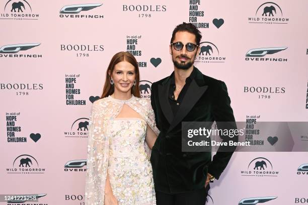 Millie Mackintosh and Hugo Taylor attend Boodles Boxing Ball in association with Overfinch and in support of Hope And Homes For Children at Old...