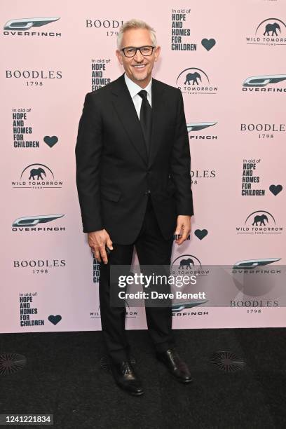 Gary Lineker attends Boodles Boxing Ball in association with Overfinch and in support of Hope And Homes For Children at Old Billingsgate on June 10,...