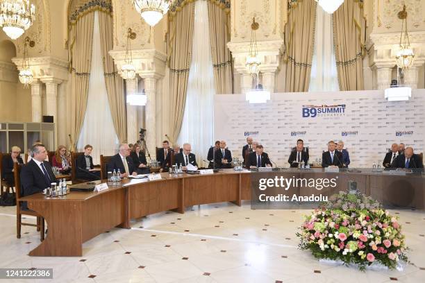 General view of the Bucharest Nine Summit at the Cotroceni Presidential Palace in Bucharest, Romania on 10 June 2022.