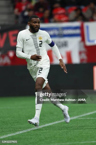 Cuco Martina of Curacao during the Canada v Curacao in the CONCACAF Nations League Group C match at BC Place on June 9, 2022 in Vancouver, Canada.