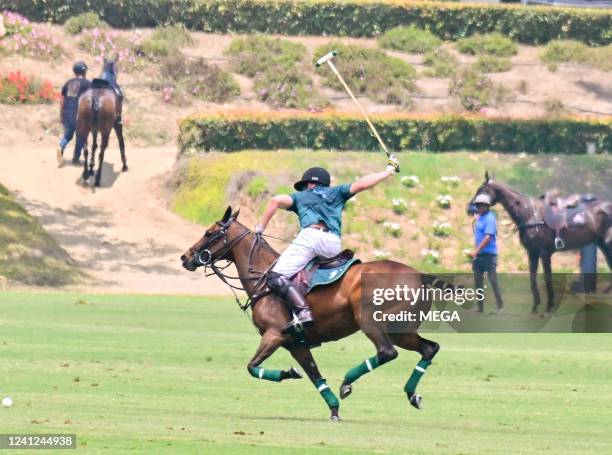 Prince Harry, Duke of Sussex is seen playing polo on June 10, 2022 in Carpinteria, California.