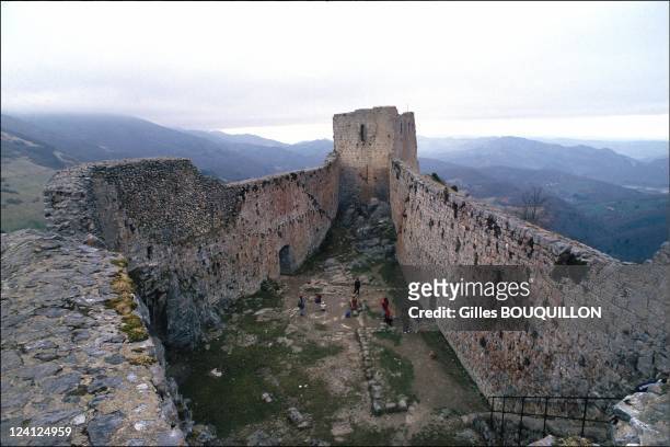 The 750th Anniversary of Cathar Pyre In Montsegur, France On March 16,1994.