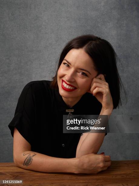 Sarah Lind from the film 'A Wounded Fawn' poses for a portrait during the 2022 Tribeca Film Festival at Spring Studio on June 11, 2022 in New York...
