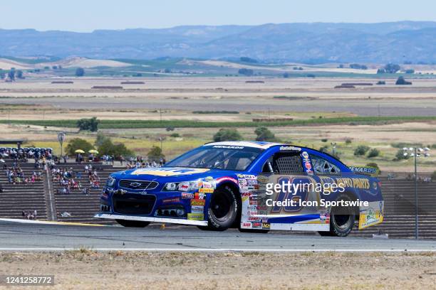Austin Herzog crests a hill during the ARCA Menards Series West General Tire 200 on June 11, 2022 at the Sonoma Raceway in Sonoma, CA.