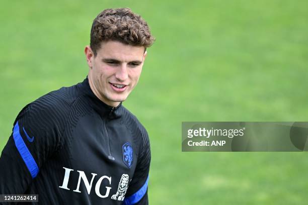 Guus iTil of Holland during a training session of the Dutch national team at the KNVB Campus on June 12, 2022 in Zeist, The Netherlands. The Dutch...